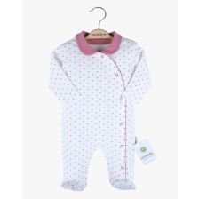Βρεφική ολόσωμη φόρμα Ciccim Baby Τριαντάφυλλα, 1-6 μηνών, U4844.