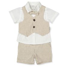 Βρεφικό σετ Bebetto Cool and Stylish, Μπεζ, 3 τεμαχίων, 6-36 μηνών, K4656.