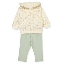 Βρεφικό σετ Bebetto Cute Duck, Μέντα, 2 τεμαχίων, 6-36 μηνών, K4658.