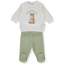 Βρεφικό σετ για νεογέννητο Bebetto Little Teddy Bear, 2 τεμαχίων, 1-12 μηνών, K4588.