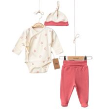 Βρεφικό σετ Ciсcim Baby MY STRAWBERRY, 3 τεμαχίων, 1-3 μηνών, U5090.
