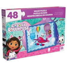 Παιδικό ξύλινο παζλ Spin Master Gabby's Dollhouse 48 τεμαχίων.