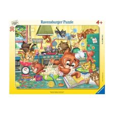 Παιδικό παζλ Ravensburger Cat Chaos, 30 τεμαχίων.