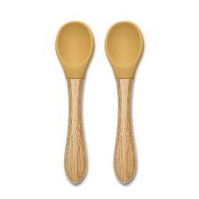 Παιδικά κουταλάκια φαγητού σιλικόνης Lorelli Bamboo, 2 τεμαχίων.