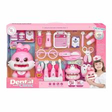 Παιδικό οδοντιατρικό σετ Raya Toys Rabbit, 28 τεμαχίων.