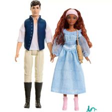Σετ κούκλες Mattel Disney Princess Άριελ και Πρίγκηπας Έρικ με αξεσουάρ