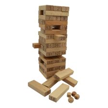 Jenga Raya Toys με αριθμούς, 51 τεμ.