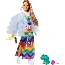 Κούκλα Mattel Barbie Extra 9 με αξεσουάρ και κατοικίδιο.