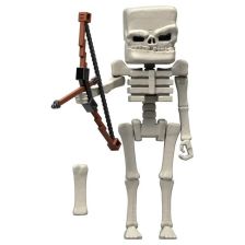 Φιγούρα Mattel Minecraft Skeleton με αξεσουάρ 10 εκατοστών, JFR60.