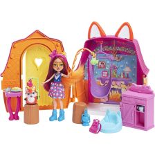 Σετ παιχνιδιού με κούκλα Mattel Enchantimals Felicity Fox Cottage και με αξεσουάρ.