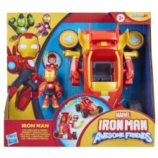 Σετ παιχνιδιού Hasbro Marvel Iron Man and his Awesome Friends 2 σε 1.