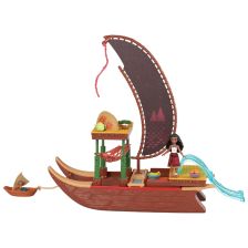 Σετ παιχνιδιού Mattel Disney Vaiana 2 μεταμορφωτικό σκάφος.