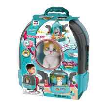 Σετ παιχνιδιού Raya Toys Γατάκι σε σακίδιο πλάτης 3 σε 1.