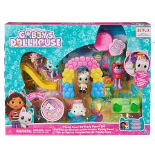 Σετ παιχνιδιού με φιγούρες Spin Master Gabby's Dollhouse Pandy Paws Birthday Set.