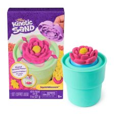 Σετ παιχνιδιού με κινητική άμμο Spin Master Kinetic Sand Squish Blossom.