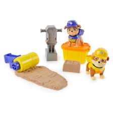 Σετ παιχνιδιού Spin Master Paw Patrol Rubble And Crew, με κινητική άμμο.