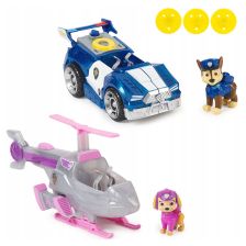 Σετ παιχνιδιού Spin Master Paw Patrol The Mighty Movie Οχήματα και φιγούρες Chase and Skye.