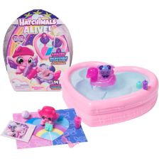 Σετ παιχνιδιού Surprise Egg Spin Master Hatchimals Alive Bestie Pool Party, με 14 αξεσουάρ.