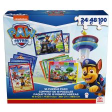 Σετ παιδικά παζλ Spin Master Paw Patrol 12 τεμαχίων, 560 τεμαχίων.