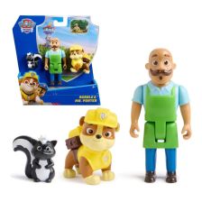 Σετ φιγούρες Spin Master Paw Patrol Rubble & Mr. Porter.