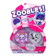 Σετ παιχνιδιού Spin Master Zoobles φιγούρες Butterfly & Fox με αξεσουάρ