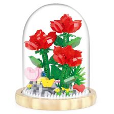 Κατασκευές Raya Toys Τριαντάφυλλα με θόλο, 684 τεμαχίων.