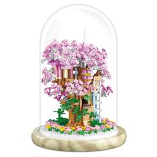 Κατασκευές Raya Toys Sakura - Ουράνιο σπίτι με φώτα τρούλου, 1382 τεμαχίων.