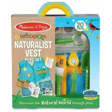 Σετ κουστούμι και παιχνίδι Melissa and Doug  γιλέκο φυσιοδίφη  40805
