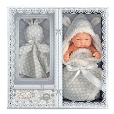 Κούκλα μωρό Raya Toys Baby So Lovely Νεογέννητο με παιχνιδάκι 25 εκ