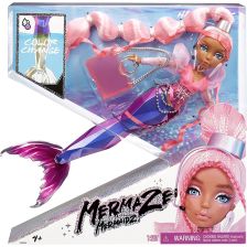 Κούκλα Γοργόνα MGA Mermaze Mermaidz Harmonique, με ουρά που αλλάζει χρώμα και αξεσουάρ, 34 εκατοστά.