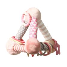 Εκπαιδευτικό παιχνίδι Babyono Tiny Yoga πυραμίδα ροζ 898/01