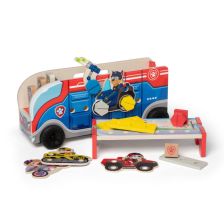 Σετ παιχνιδιού Melissa and Doug Paw Patrol Συναρμολόγησε το φορτηγό μεταφοράς αυτοκινήτων, 35 κομ. 33333