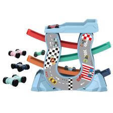 Πίστα Raya Toys με 4 αυτοκινητάκια.