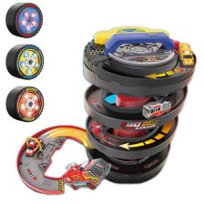 Πίστα Raya Toys City Action Ελαστικό αυτοκινήτου, με φώτα και ήχους.