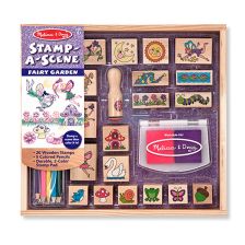 Σφραγίδες ξύλινες Melissa and Doug Κήπος με νεράιδες 12424