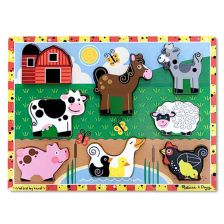 Παζλ ξύλινο Melissa and Doug Φάρμα 13723