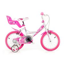 Ποδήλατο παιδικό Little Heart 14 ίντσες λευκό Dino Bikes