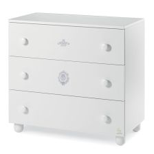 Συρταριέρα Βρεφική Italbaby BABY CHIC 3τεμ. Λευκή