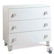 Συρταριέρα Βρεφική Italbaby CONTEMPORARY 3τεμ. Λευκή + Grey