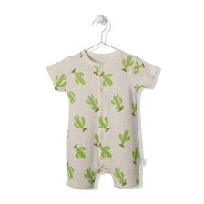 Βρεφική ολόσωμη φόρμα Bebetto Cute Cactus 3-18 μηνών, T3046.