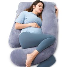 Μαξιλάρι εγκυμοσύνης και θηλασμού Momcozy σε σχήμα U. 