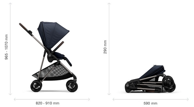 Бебешка количка Cybex Melio 2023