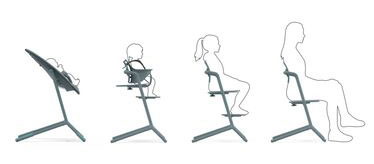 Детско столче за хранене Cybex LEMO 2, дървен