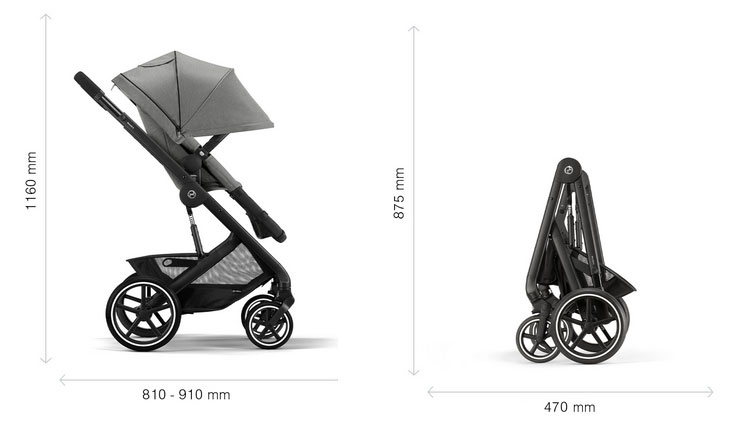 Бебешка количка Cybex Balios S 2 в 1 2023