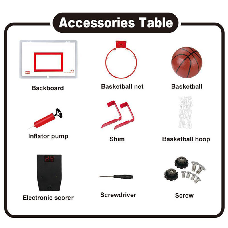 Детски баскетболен кош Raya Toys с топка и електронен дисплей за точки