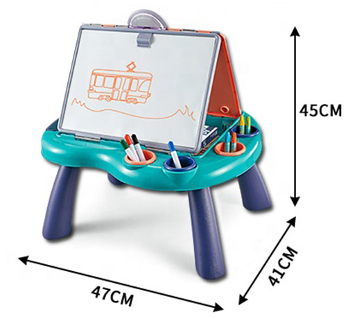 Статив за рисуване 2в1 тюркоаз