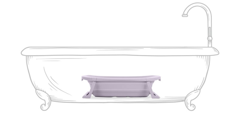 Сгъваема бебешка вана Hauck Wash N Fold M