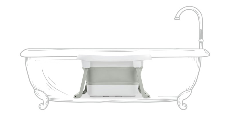 Сгъваема бебешка вана Hauck Wash N Fold L