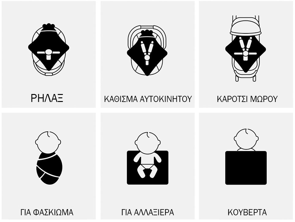 Κουβέρτα καροτσιού Hauck Snuggle so Cosy