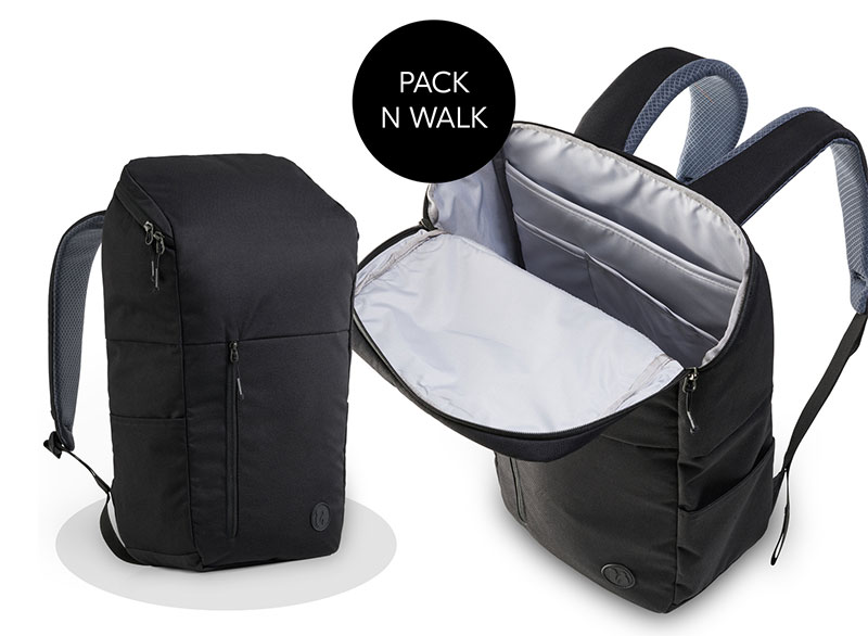 Раница за бебешки принадлежности 2в1 Hauck Pack N Walk, Black